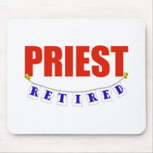 RETIRED PRIEST MOUSE PADS