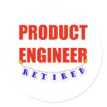 RETIRED PRODUCT ENGINEER stickers