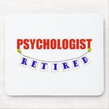 RETIRED PSYCHOLOGIST MOUSE MAT