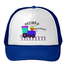 Retired Railroad Worker Gifts Mesh Hat