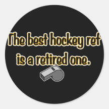 Retired Ref Round Sticker