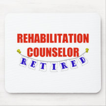 RETIRED REHAB COUNSELOR MOUSEPAD