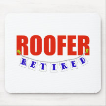 RETIRED ROOFER MOUSE MATS