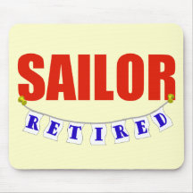 RETIRED SAILOR MOUSE PADS
