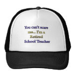 RETIRED SCHOOL TEACHER TRUCKER HATS
