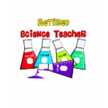 Retired Science Teacher Beeker Design t-shirts