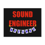 RETIRED SOUND ENGINEER postcards