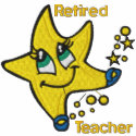 Retired Teacher Embroidered Jacket embroidered shirts