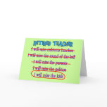 Retired Teacher "I Will Miss The Kids" Funny Gifts cards