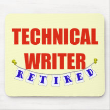 Retired Technical Writer Mouse Mat
