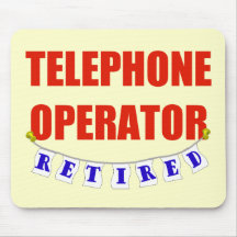 Retired Telephone Operator Mouse Mat