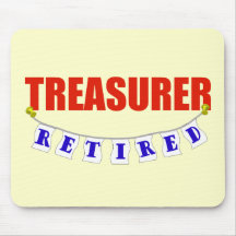 Retired Treasurer Mouse Mats