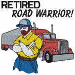 Retired Truck Drivers Embroidered Shirt embroidered shirts