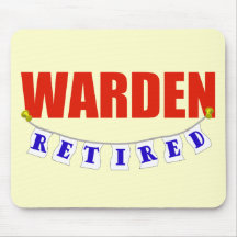 Retired Warden Mouse Pad