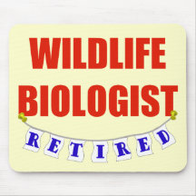 Retired Wildlife Biologist Mouse Mat