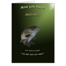 Retirement Card.(Carp Fishing)