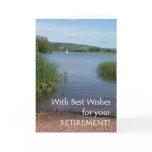 Retirement Card - Sailing on Lake