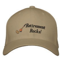Retirement Golf Embroidered Hat