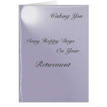 Retirement Greeting Card