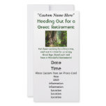 Retirement Party Invitation Announcement Redwoods photo cards