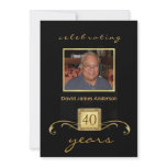 Retirement Party Invitations - Formal Photo Invite