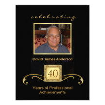 Retirement Party Invitations - Formal Photo Invite