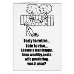RETIREMENT PONDERING.......GREAT RETIREMENT CARD
