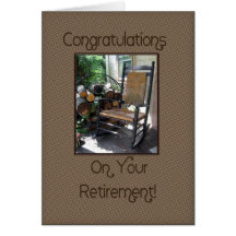 Retirement Rocker Greeting Card