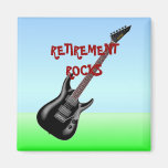 RETIREMENT ROCKS REFRIGERATOR MAGNET