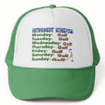 Retirement Schedule GOLFER Mesh Hat