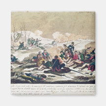 Retreat from Moscow, engraved by J. Hassell Refrigerator Magnet