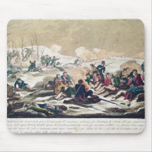 Retreat from Moscow, engraved by J. Hassell Mousepad