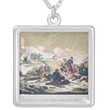 Retreat from Moscow, engraved by J. Hassell Necklace