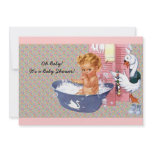 Retro 1940s Baby Shower invitations