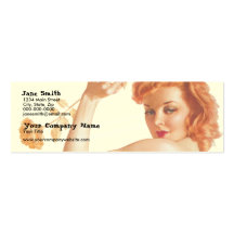 Retro 1940s Love Business Cards