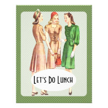 Retro 1940s Luncheon V1 invitations