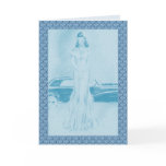 Retro 1940s Woman & Car