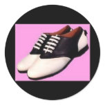 Retro 1950 Saddle Shoes Stickers