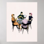 Retro 1950s Card Game posters