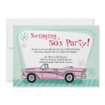 Retro 1950's Invitation