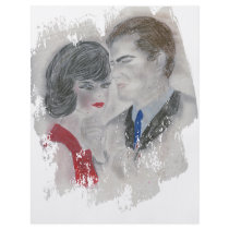 Retro 1960s Couple Splash