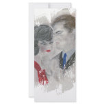 Retro 1960s Couple Splash rack cards
