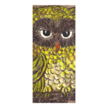 Retro 1970s Owl Personalized Invite