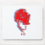 Retro 3D Skull Mousepads