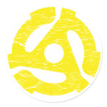 Retro 45 RPM stickers