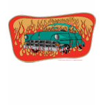 Retro '54 Chevy In Flames Kid's T-shirt