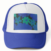 Retro 70's Dark Flower's Hat