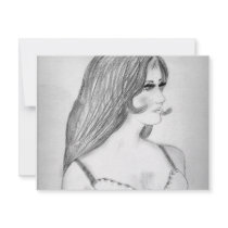Retro 70's Fashion Bikini Model Custom Invite