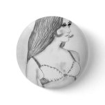 Retro 70's Fashion Model buttons