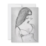 Retro 70's Fashion Model invitations